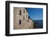 Seaside, waterfront residence, Outer City Wall, 13th century, Old Town, Novigrad, Croatia, Europe-Richard Maschmeyer-Framed Photographic Print