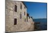 Seaside, waterfront residence, Outer City Wall, 13th century, Old Town, Novigrad, Croatia, Europe-Richard Maschmeyer-Mounted Photographic Print