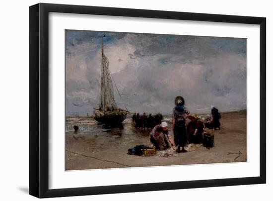 Seaside-Bernardus Johannes Blommers-Framed Premium Giclee Print