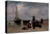 Seaside-Bernardus Johannes Blommers-Stretched Canvas