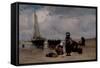 Seaside-Bernardus Johannes Blommers-Framed Stretched Canvas