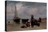 Seaside-Bernardus Johannes Blommers-Stretched Canvas