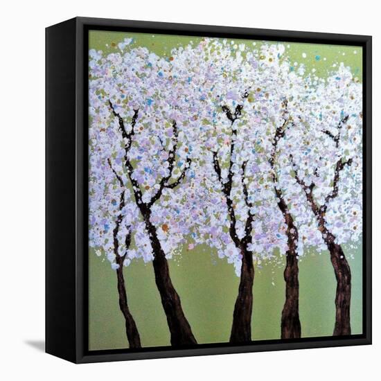 Season I-Hyunah Kim-Framed Stretched Canvas