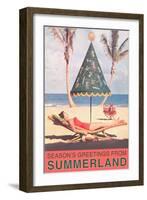 Season's Greetings from Summerland-null-Framed Art Print