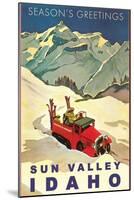 Season's Greetings from Sun Valley-null-Mounted Art Print