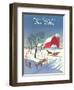 Season's Greetings from Sun Valley-null-Framed Art Print