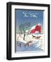 Season's Greetings from Sun Valley-null-Framed Art Print