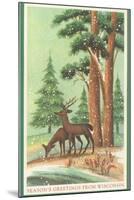 Season's Greetings from Wisconsin-null-Mounted Art Print