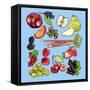 Seasonal Fruit-Claire Huntley-Framed Stretched Canvas