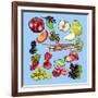 Seasonal Fruit-Claire Huntley-Framed Giclee Print