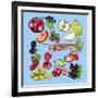 Seasonal Fruit-Claire Huntley-Framed Giclee Print