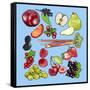 Seasonal Fruit-Claire Huntley-Framed Stretched Canvas