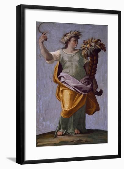 Seasons, Allegory of Summer, 16th Century Decoration of Palazzo Odescalchi-null-Framed Giclee Print