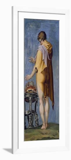 Seasons, Allegory of Winter, 16th Century Decoration of Palazzo Odescalchi at Bassano Romano-null-Framed Giclee Print