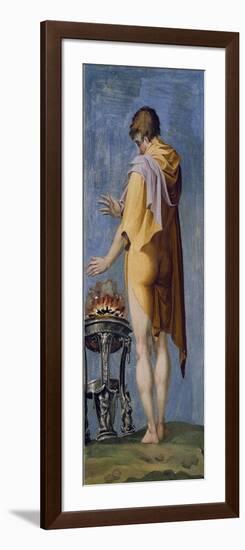 Seasons, Allegory of Winter, 16th Century Decoration of Palazzo Odescalchi at Bassano Romano-null-Framed Giclee Print
