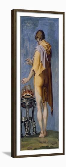 Seasons, Allegory of Winter, 16th Century Decoration of Palazzo Odescalchi at Bassano Romano-null-Framed Giclee Print