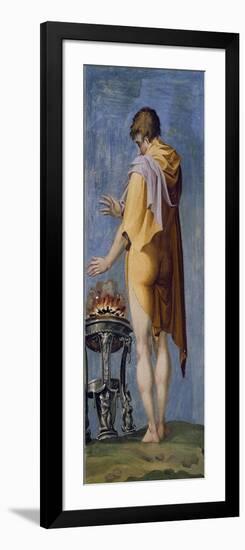 Seasons, Allegory of Winter, 16th Century Decoration of Palazzo Odescalchi at Bassano Romano-null-Framed Giclee Print