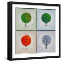 Seasons: Four Square-John Newcomb-Framed Giclee Print