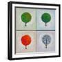 Seasons: Four Square-John Newcomb-Framed Giclee Print