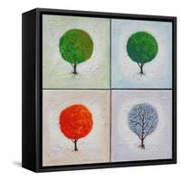 Seasons: Four Square-John Newcomb-Framed Stretched Canvas