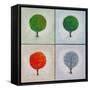 Seasons: Four Square-John Newcomb-Framed Stretched Canvas