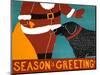 Seasons Greetings Black-Stephen Huneck-Mounted Giclee Print