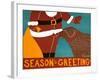 Seasons Greetings Choc-Stephen Huneck-Framed Giclee Print