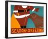 Seasons Greetings Choc-Stephen Huneck-Framed Giclee Print