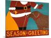 Seasons Greetings Choc-Stephen Huneck-Mounted Giclee Print