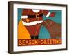 Seasons Greetings Choc-Stephen Huneck-Framed Giclee Print