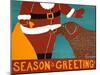 Seasons Greetings Choc-Stephen Huneck-Mounted Giclee Print