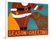 Seasons Greetings Choc-Stephen Huneck-Framed Giclee Print