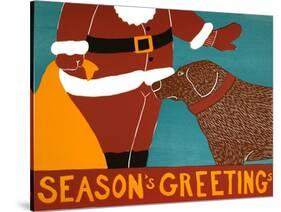 Seasons Greetings Choc-Stephen Huneck-Stretched Canvas