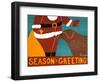 Seasons Greetings Choc-Stephen Huneck-Framed Giclee Print