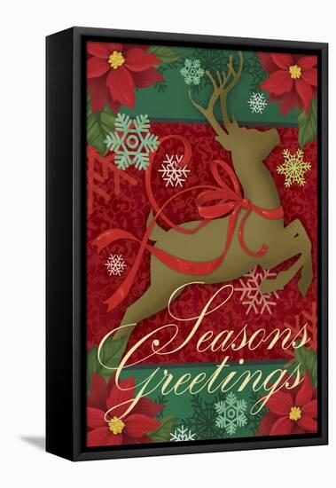 Seasons Greetings-Fiona Stokes-Gilbert-Framed Stretched Canvas