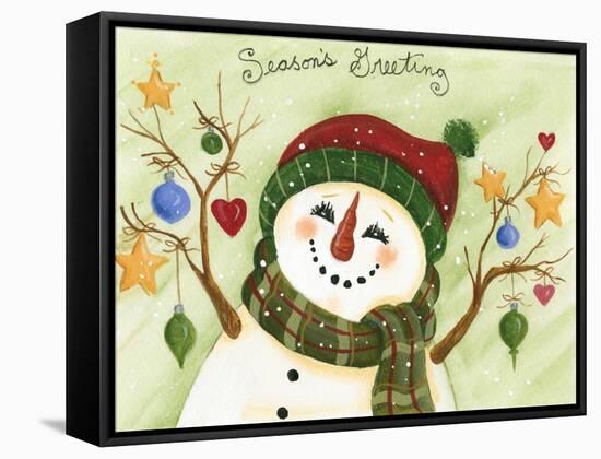 Seasons Greetings-Beverly Johnston-Framed Stretched Canvas