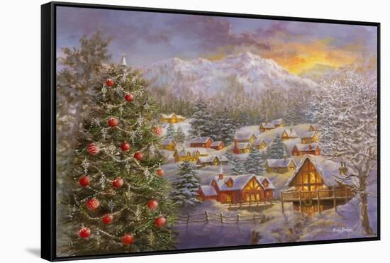 Seasons Greetings-Nicky Boehme-Framed Stretched Canvas