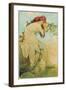 Seasons: Summer, 1896-Alphonse Mucha-Framed Giclee Print