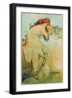 Seasons: Summer, 1896-Alphonse Mucha-Framed Giclee Print