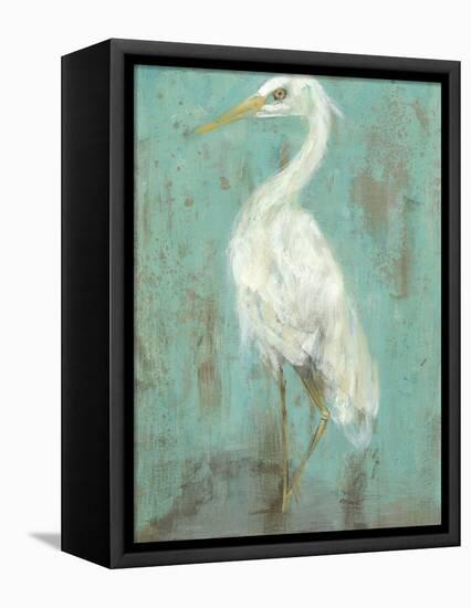 Seaspray Heron II-Jennifer Goldberger-Framed Stretched Canvas