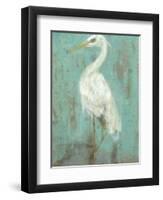 Seaspray Heron II-Jennifer Goldberger-Framed Art Print