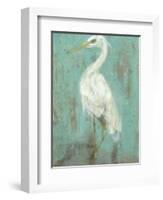 Seaspray Heron II-Jennifer Goldberger-Framed Art Print