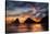 Seastack and headland at sunset, from Devil's Elbow State Park, Oregon-Adam Jones-Stretched Canvas