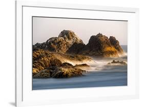 Seastack at sunset, from Seal Rock State Park, Oregon-Adam Jones-Framed Photographic Print