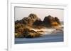 Seastack at sunset, from Seal Rock State Park, Oregon-Adam Jones-Framed Photographic Print