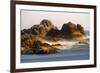 Seastack at sunset, from Seal Rock State Park, Oregon-Adam Jones-Framed Photographic Print