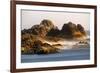 Seastack at sunset, from Seal Rock State Park, Oregon-Adam Jones-Framed Photographic Print