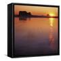 Seastacks at sunset, Olympic National Park, Washington, USA-Charles Gurche-Framed Stretched Canvas