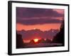 Seastacks at Sunset, Rialto Beach, Olympic National Park, Washington, USA-null-Framed Photographic Print