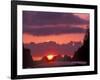 Seastacks at Sunset, Rialto Beach, Olympic National Park, Washington, USA-null-Framed Photographic Print